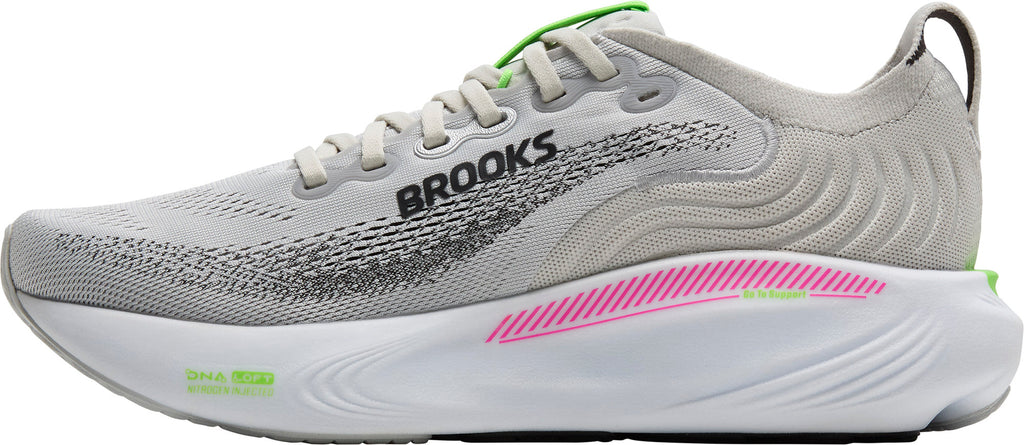 Women's Adrenaline GTS 25 Wide Fit Road Running Shoes - Grey