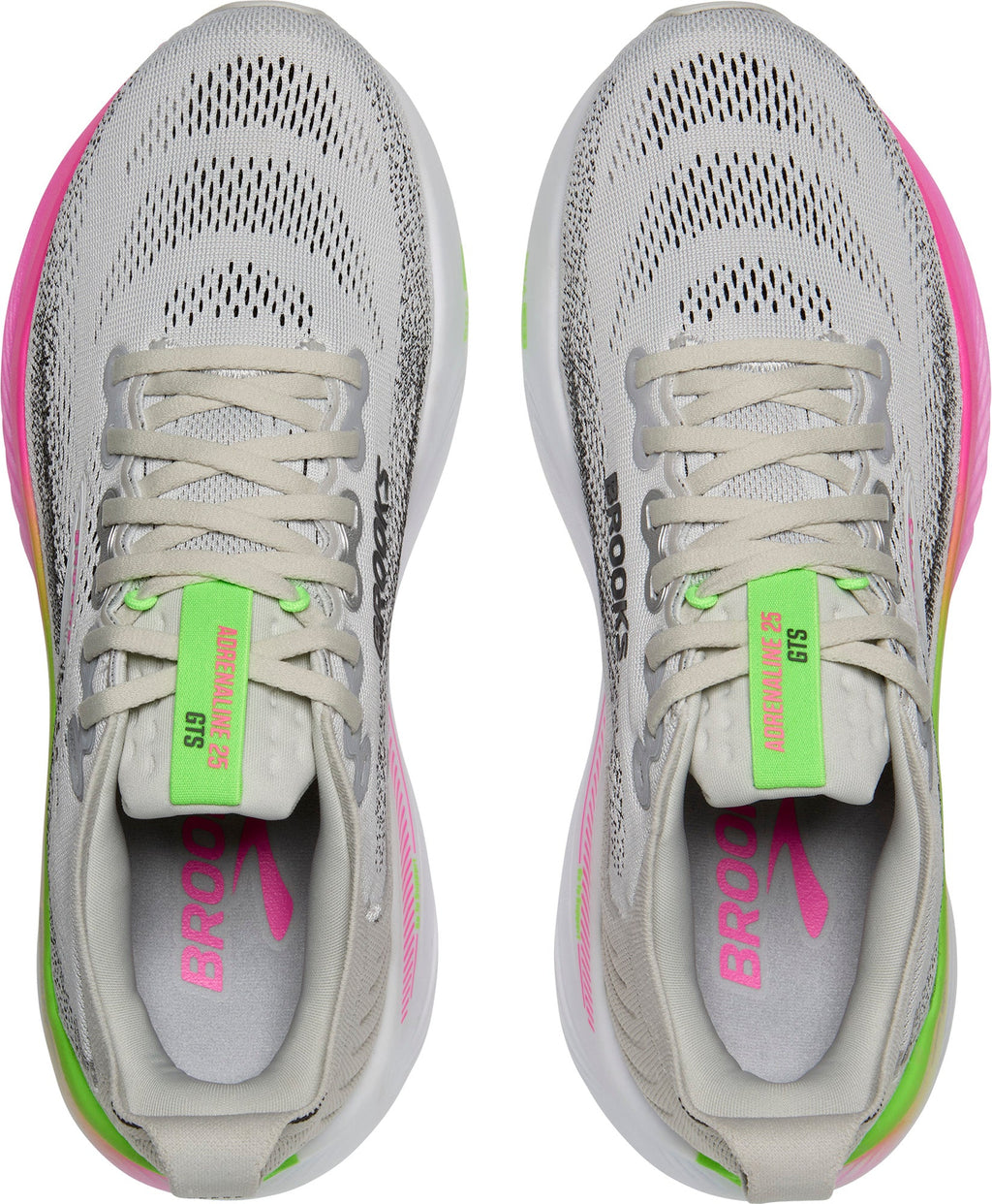Women's Adrenaline GTS 25 Wide Fit Road Running Shoes - Grey