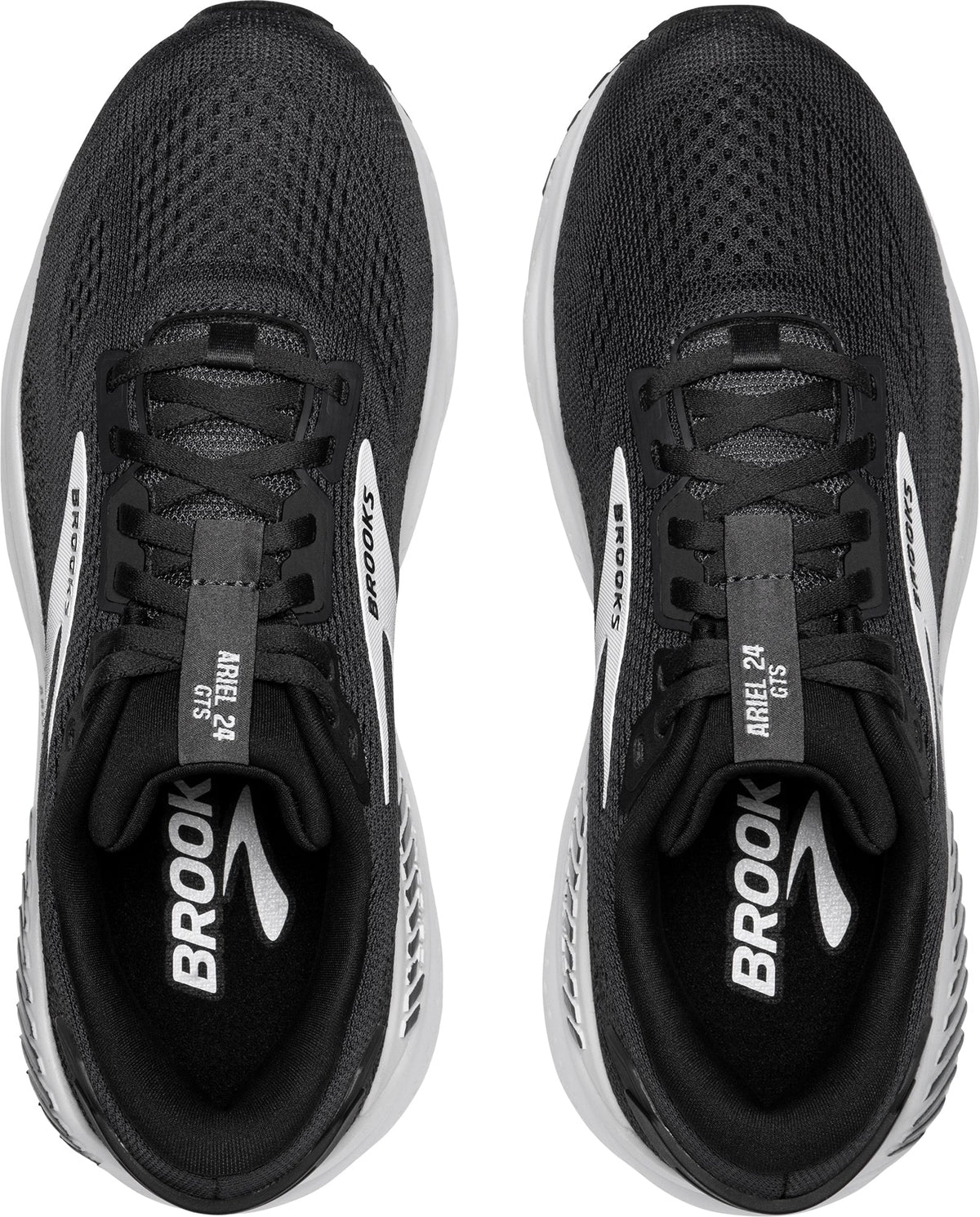 Women's Ariel GTS 24 Wide Fit Road Running Shoes - Black