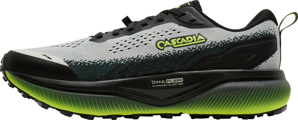 Men's Cascadia 20 Wide Fit Trail Running Shoes - Grey