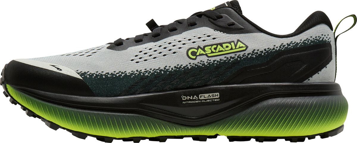 Men's Cascadia 20 Wide Fit Trail Running Shoes - Grey