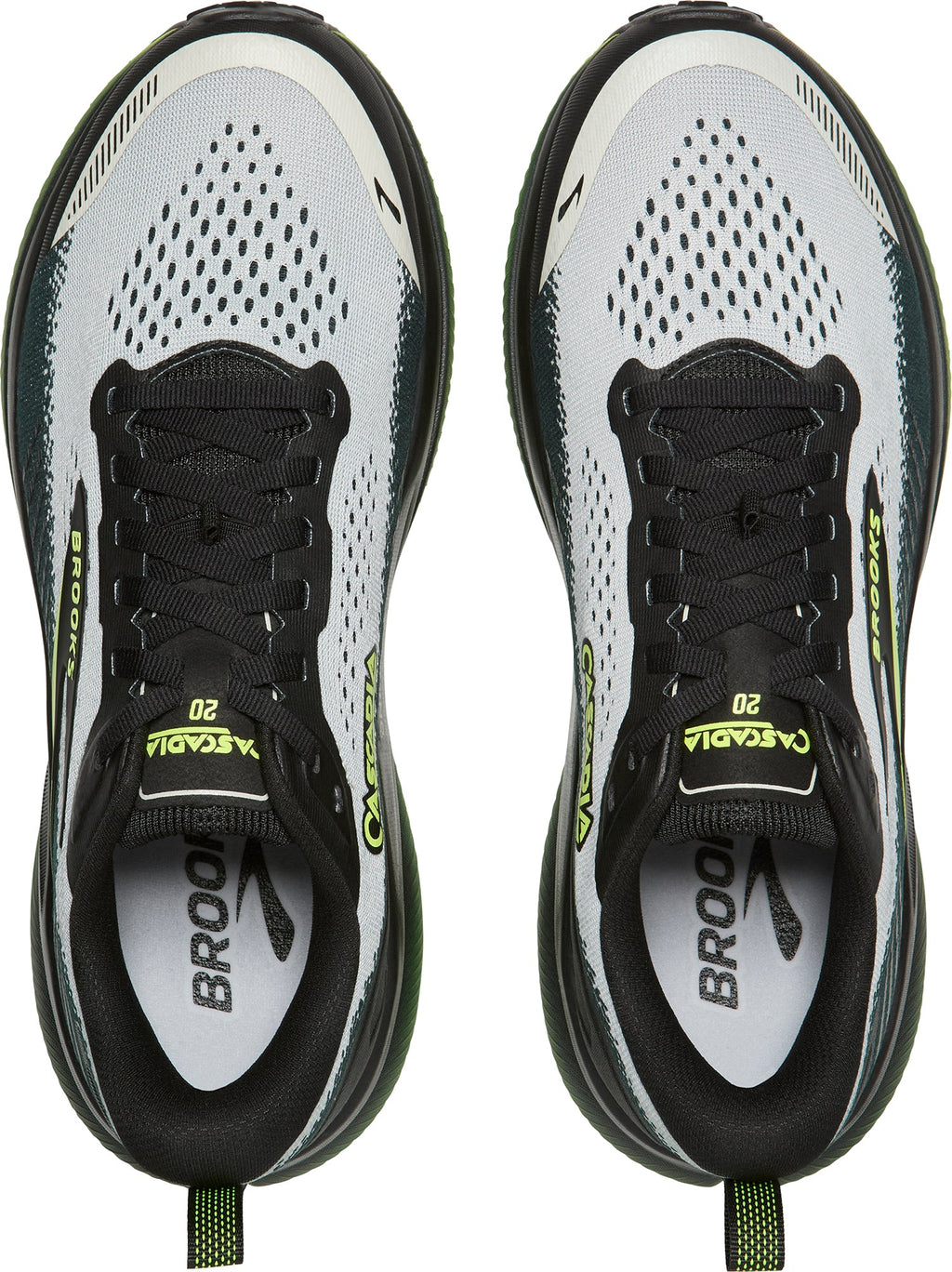 Men's Cascadia 20 Wide Fit Trail Running Shoes - Grey
