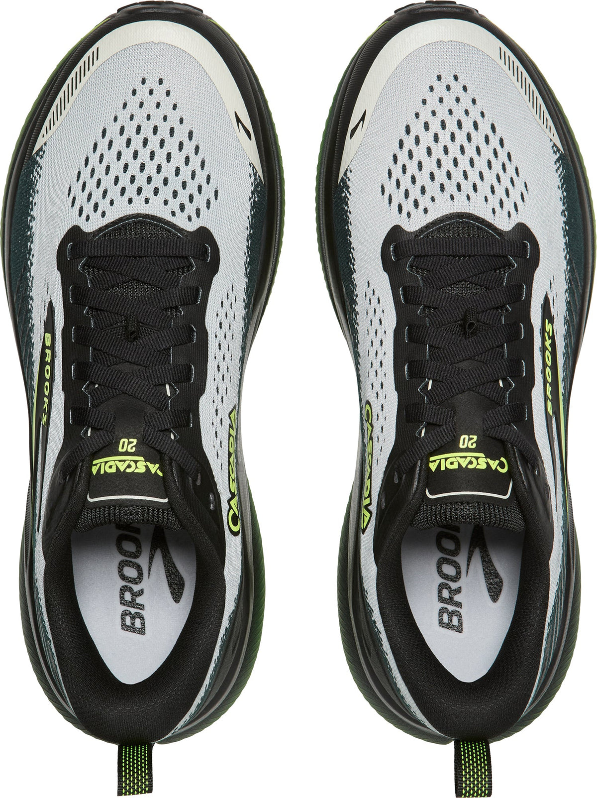 Men's Cascadia 20 Wide Fit Trail Running Shoes - Grey