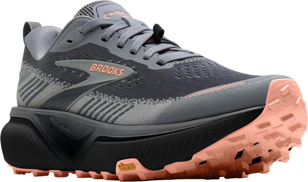 Women's Cascadia 20 Wide Fit Trail Running Shoes - Grey