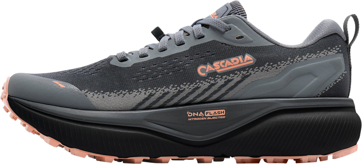 Women's Cascadia 20 Wide Fit Trail Running Shoes - Grey