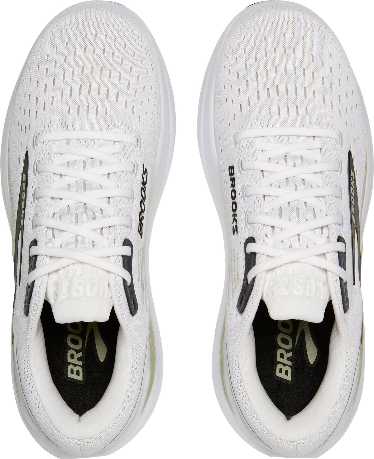 Men's Ghost Max 3 Wide Fit (2E) Road Running Shoes - White