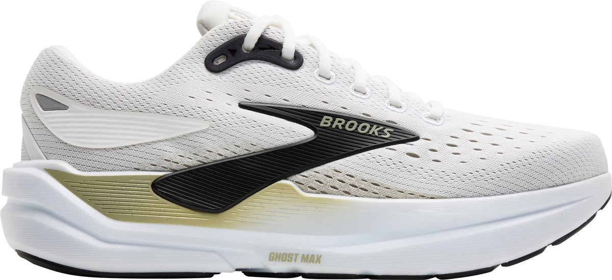 Men's Ghost Max 3 Wide Fit (2E) Road Running Shoes - White