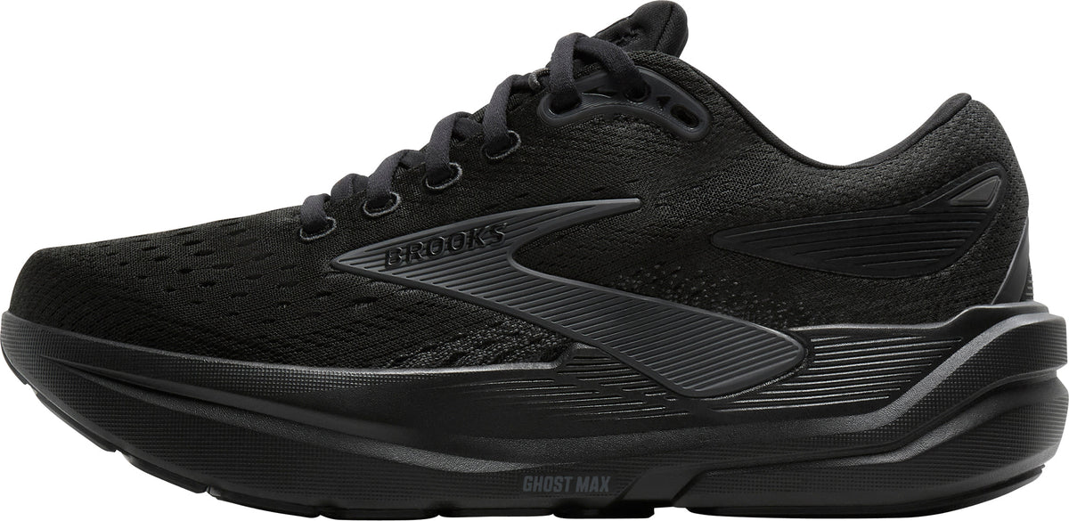 Men's Ghost Max 3 Wide Fit (4E) Road Running Shoes - Black