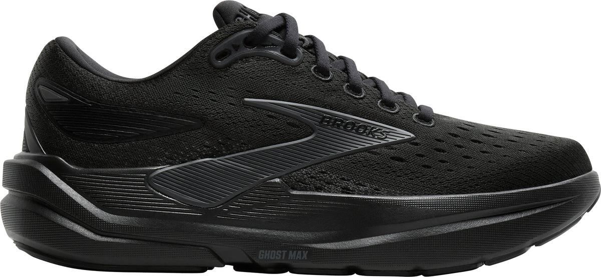 Men's Ghost Max 3 Wide Fit (4E) Road Running Shoes - Black