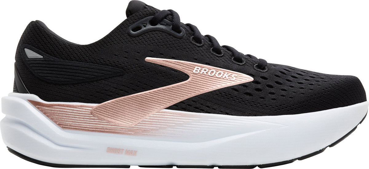 Women's Ghost Max 3 Wide Fit Road Running Shoes - Black