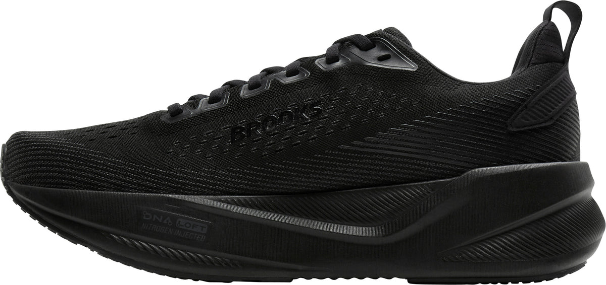 Men's Ghost Max 4 Wide Fit Road Running Shoes - Black