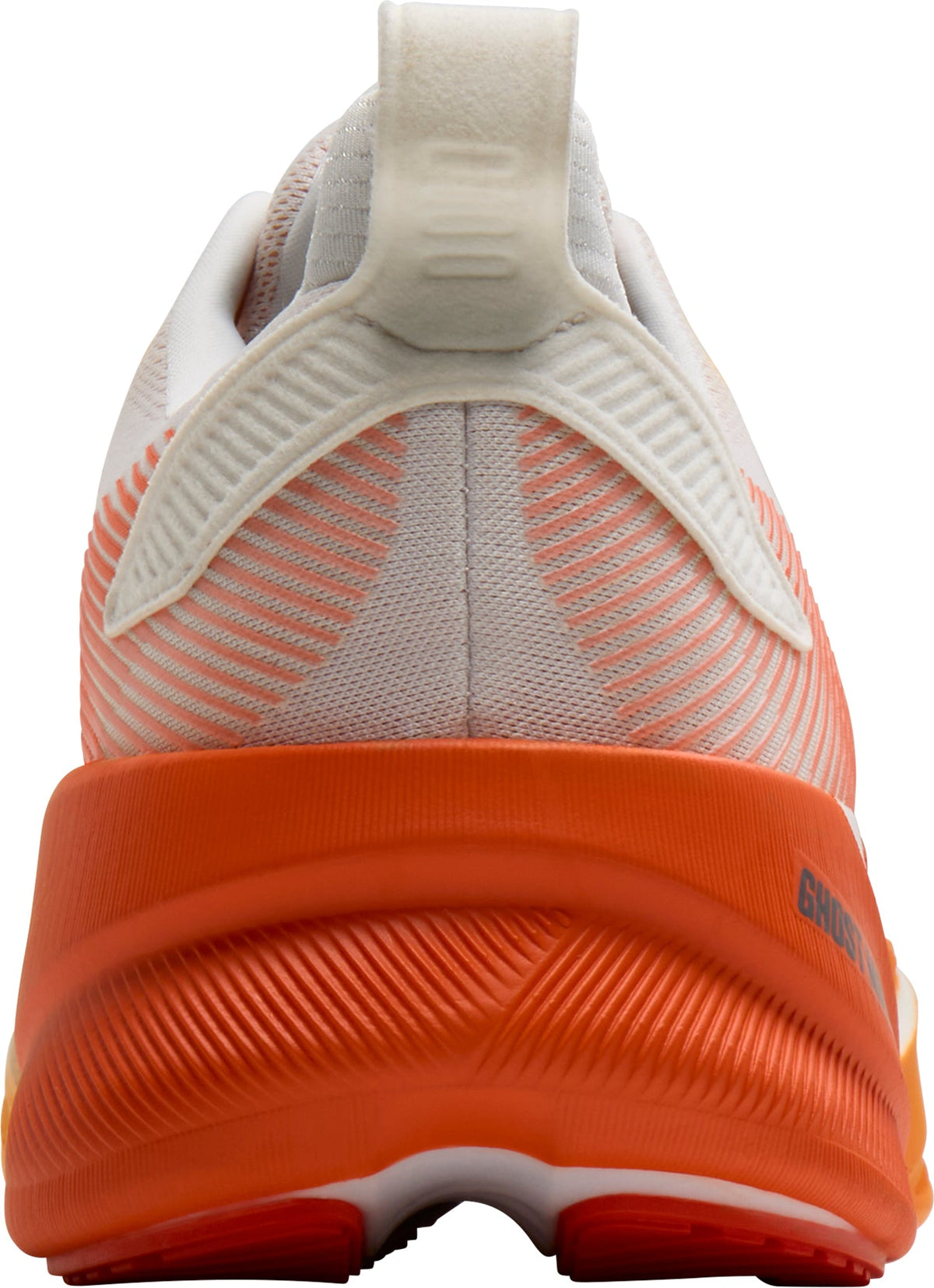 Men's Ghost Max 4 Wide Fit Road Running Shoes - Orange