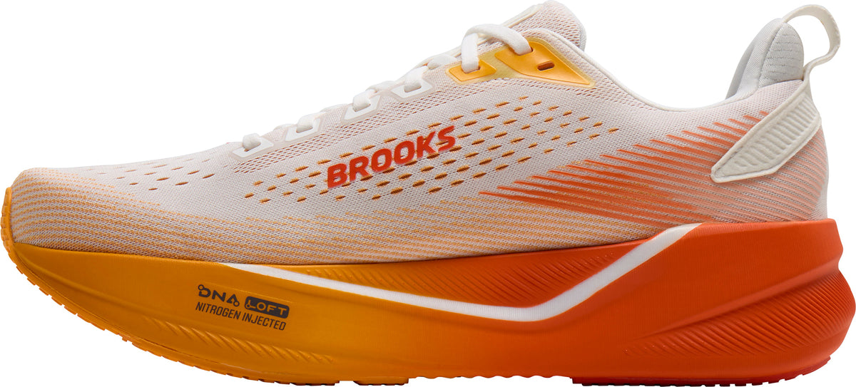 Men's Ghost Max 4 Wide Fit Road Running Shoes - Orange