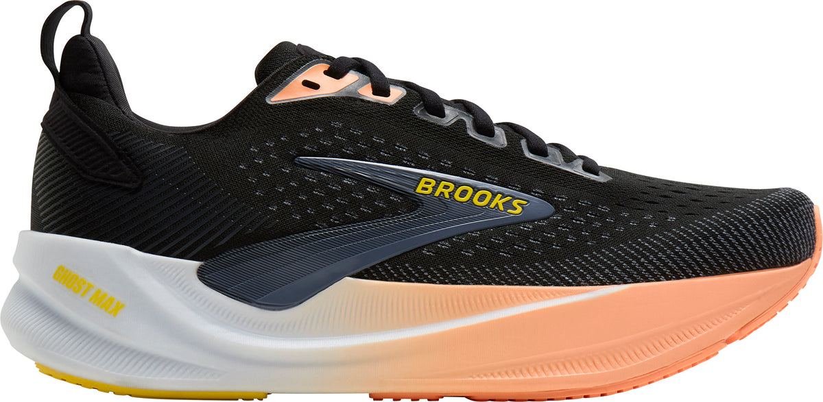 Women's Ghost Max 4 Road Running Shoes - Black