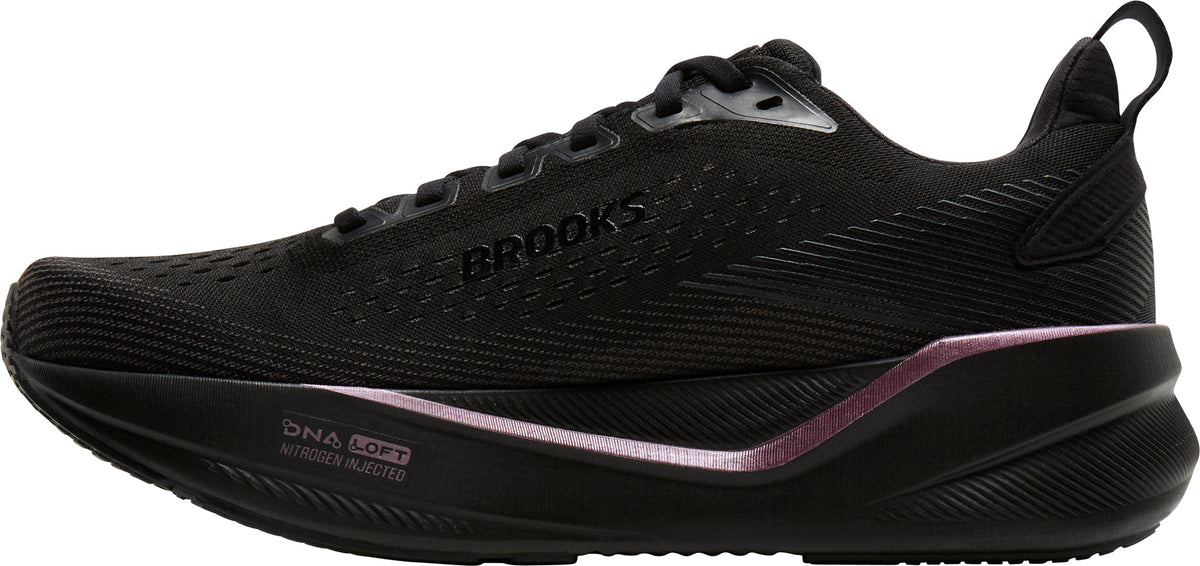 Women's Ghost Max 4 Wide Fit Road Running Shoes - Black