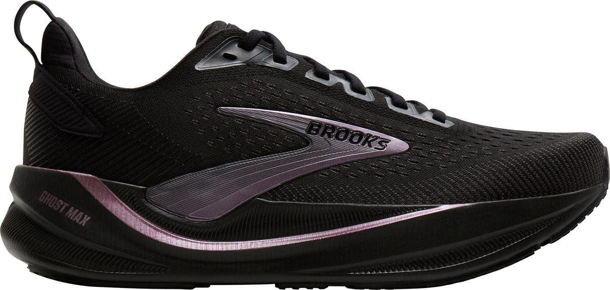 Women's Ghost Max 4 Wide Fit Road Running Shoes - Black