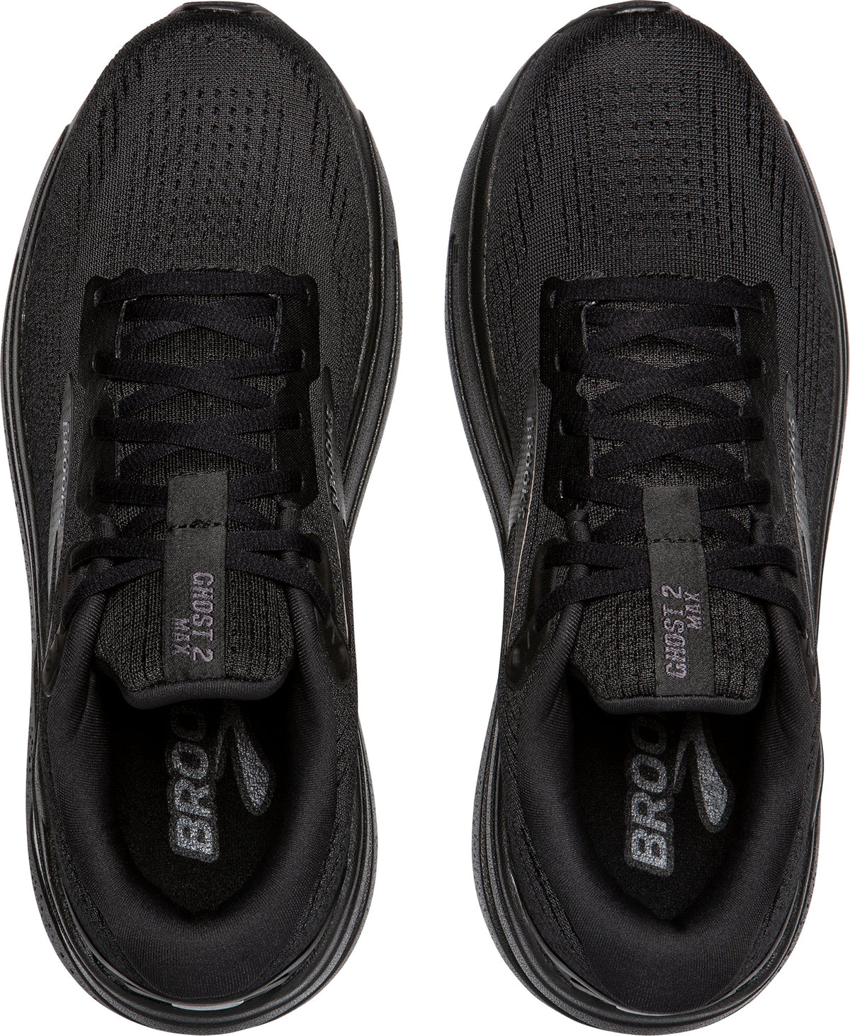 Women's Ghost Max 2 Wide Fit (2E) Road Running Shoes - Black