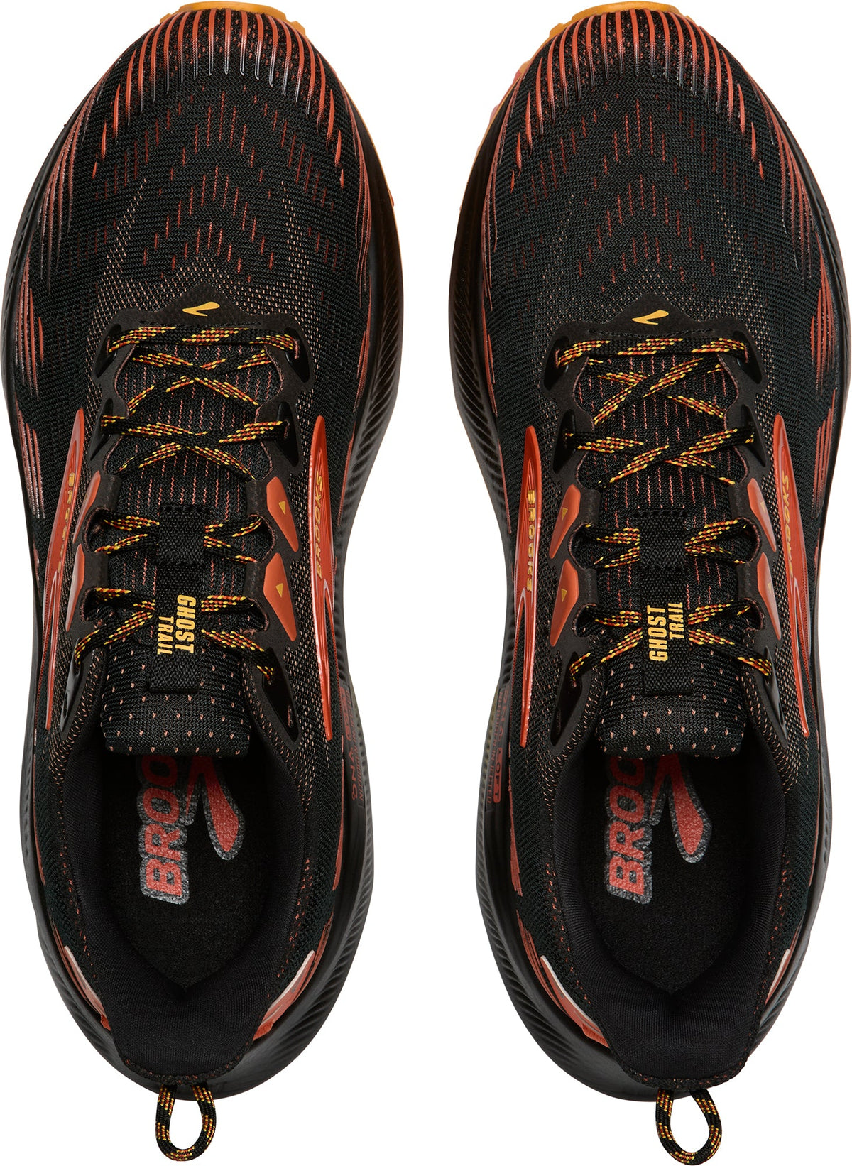 Men's Ghost Trail Running Shoes - Black