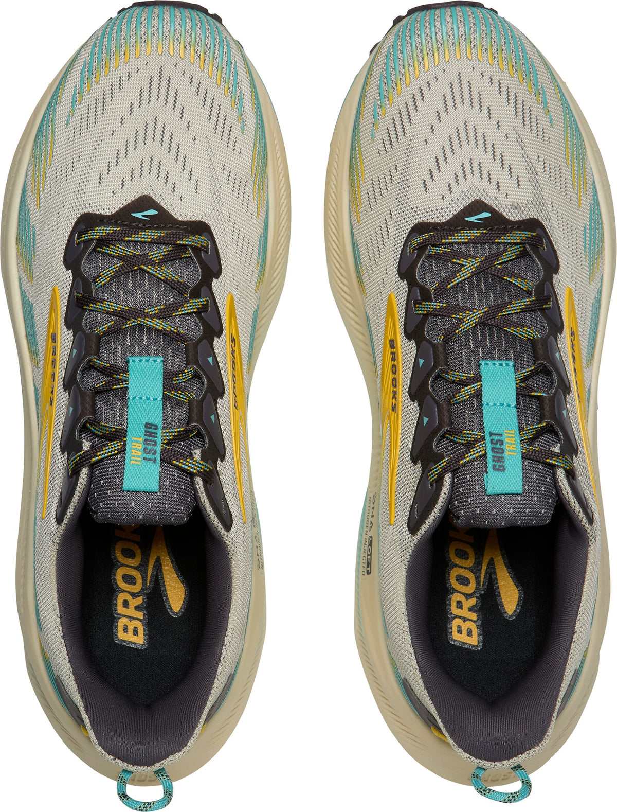 Men's Ghost Trail Running Shoes - Grey