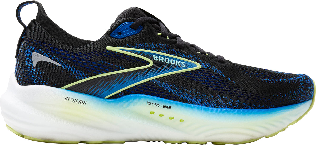 Men's Glycerin 22 Wide Fit Road Running Shoes - Black