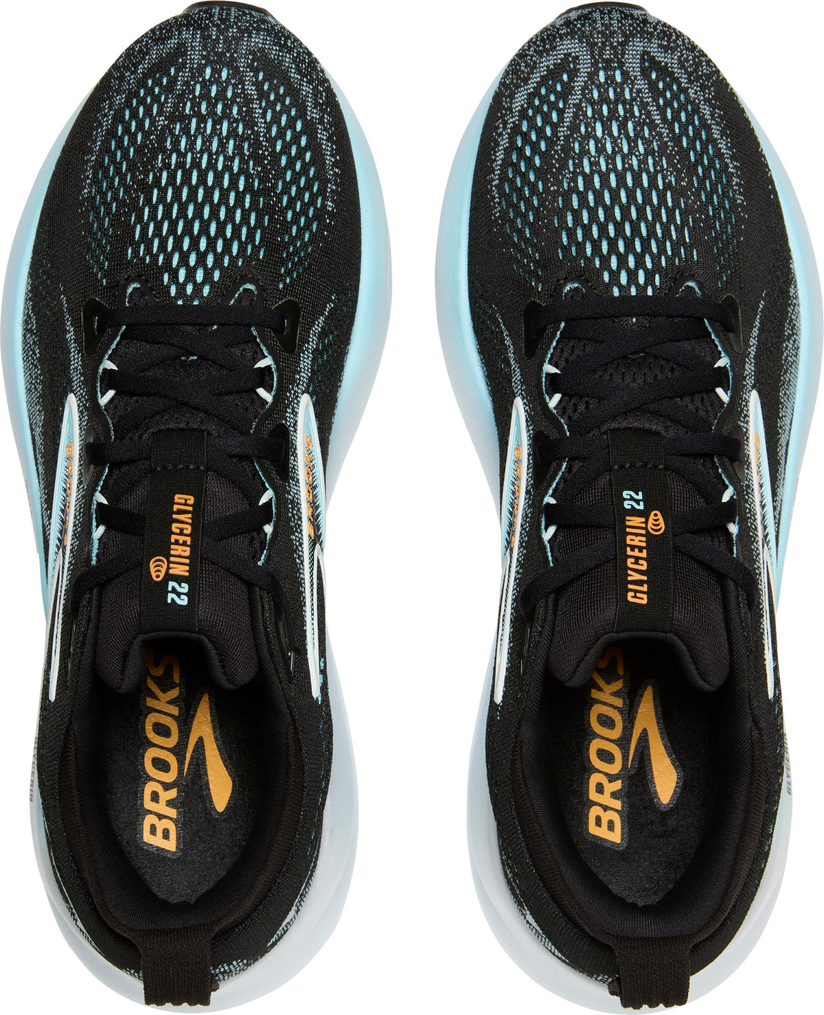 Men's Glycerin 22 Road Running Shoes - Black