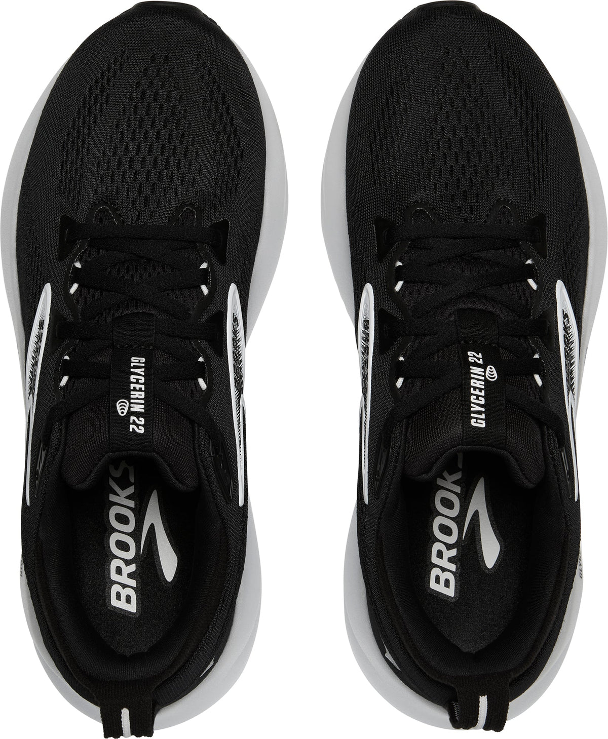 Men's Glycerin 22 Road Running Shoes - Black