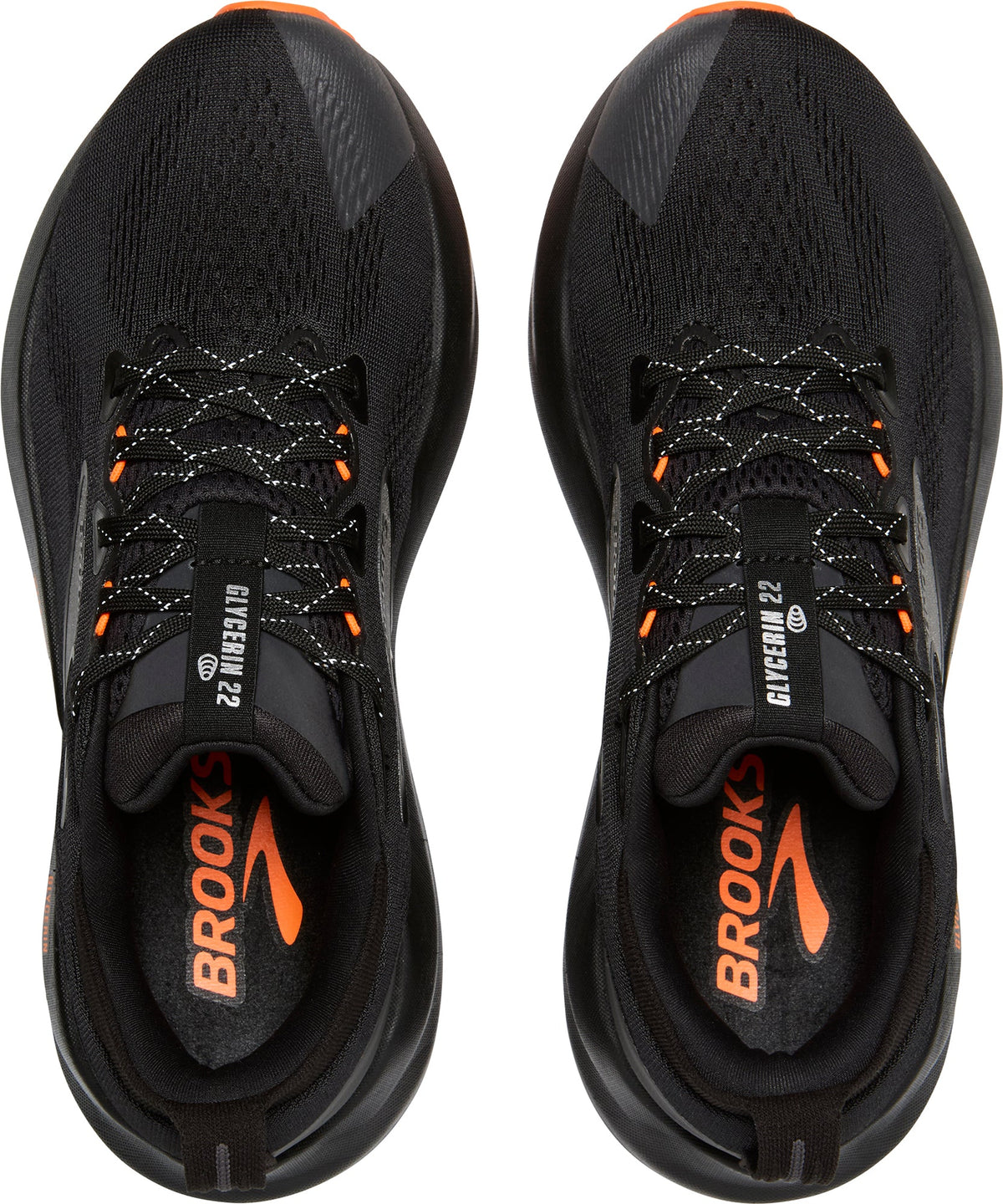 Women's Glycerin 22 Road Running Shoes - Black
