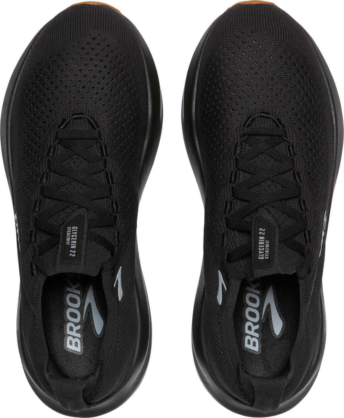 Men's Glycerin StealthFit 22 Road Running Shoes - Black