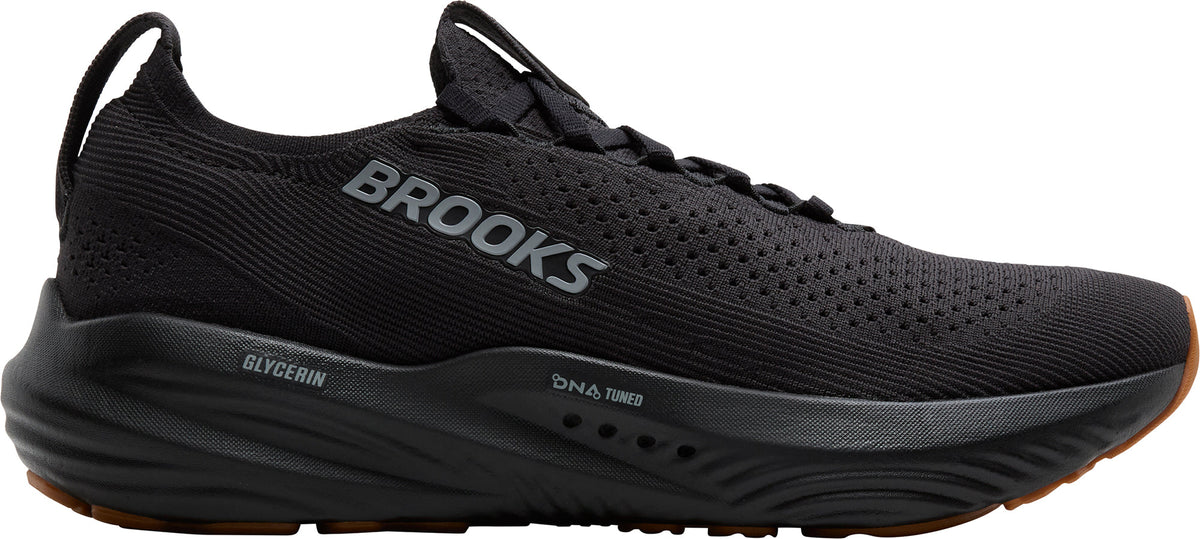 Men's Glycerin StealthFit 22 Road Running Shoes - Black