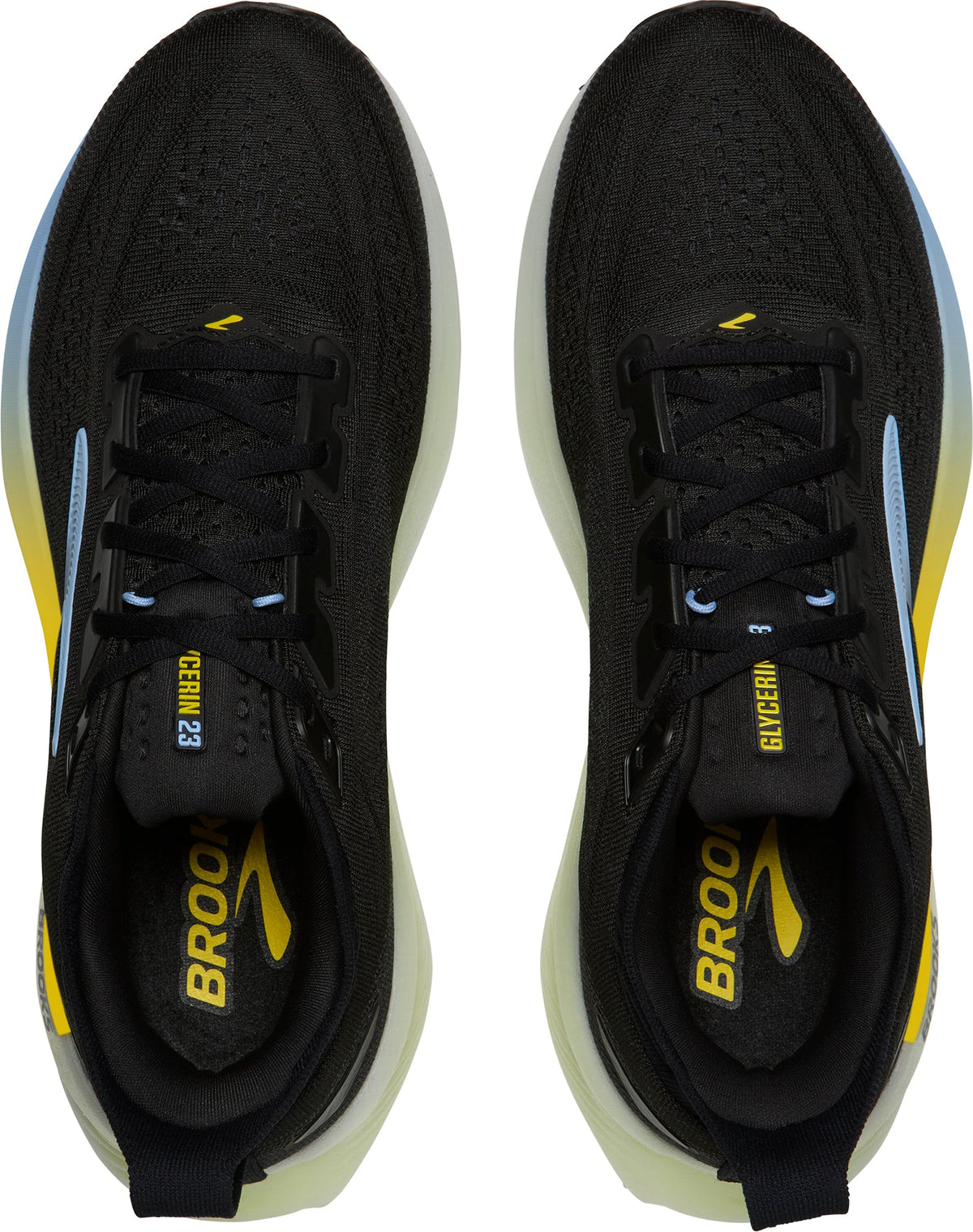 Men's Glycerin 23 Road Running Shoes - Black