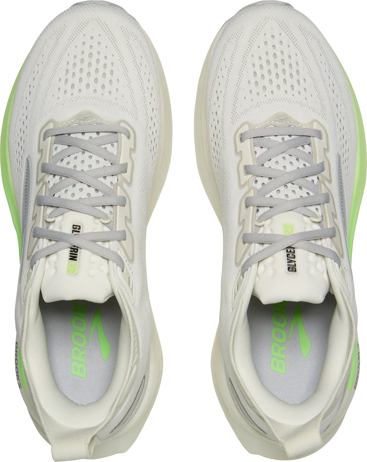 Men's Glycerin 23 Wide Fit Road Running Shoes - Grey