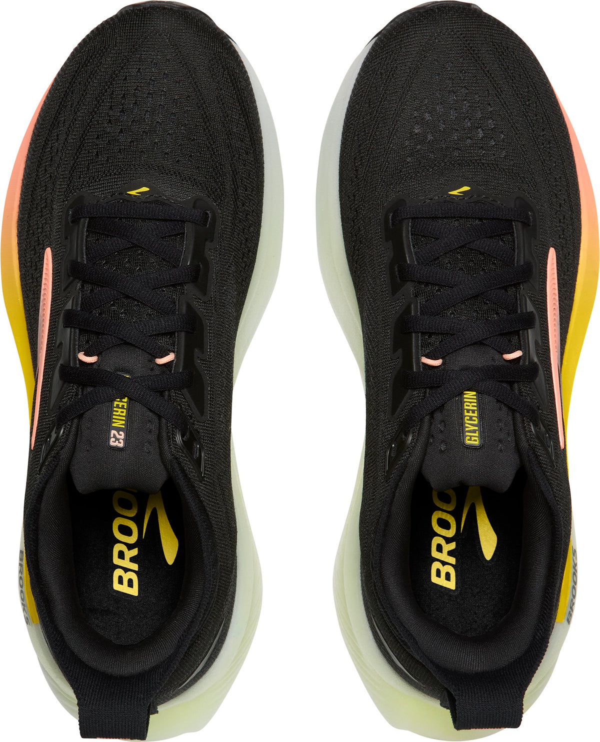Women's Glycerin 23 Road Running Shoes - Black