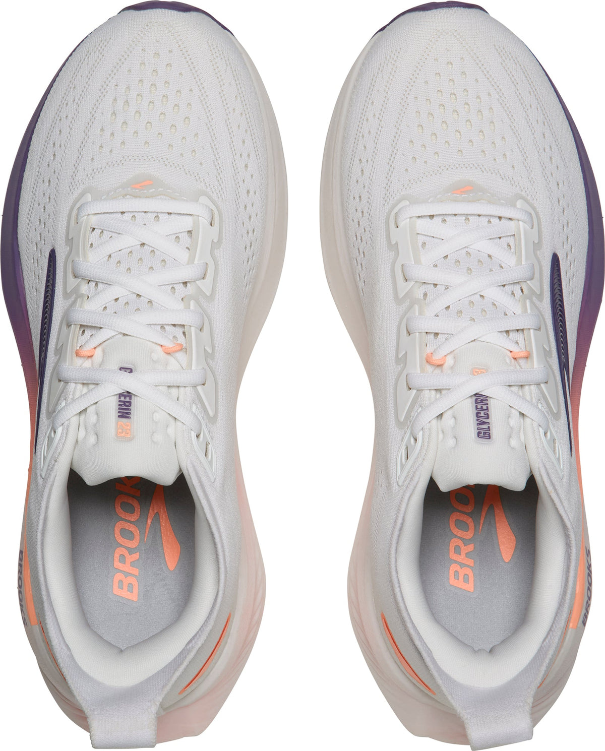 Women's Glycerin 23 Road Running Shoes - White