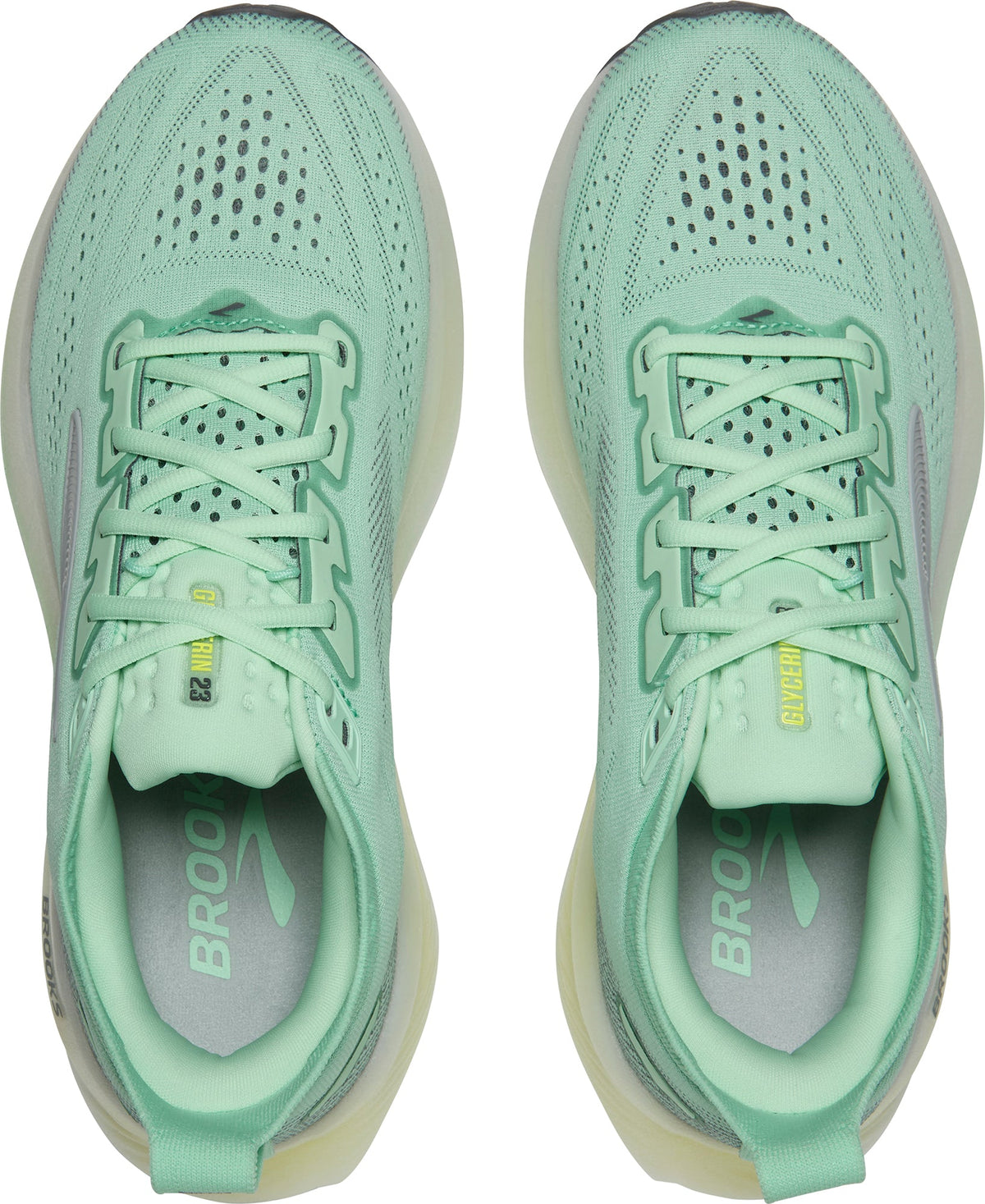 Women's Glycerin 23 Road Running Shoes - Green