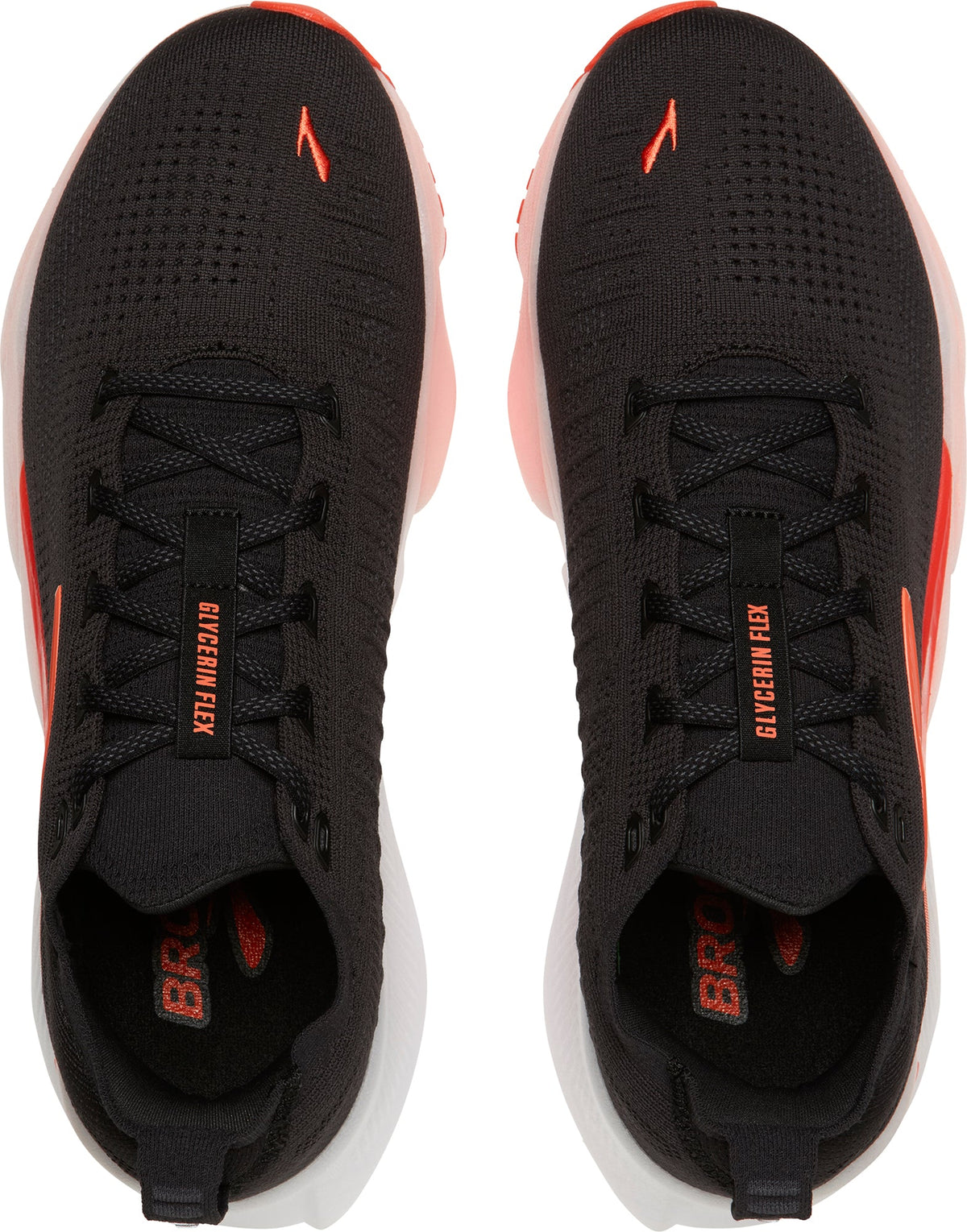 Men's Glycerin Flex Road Running Shoes - Black