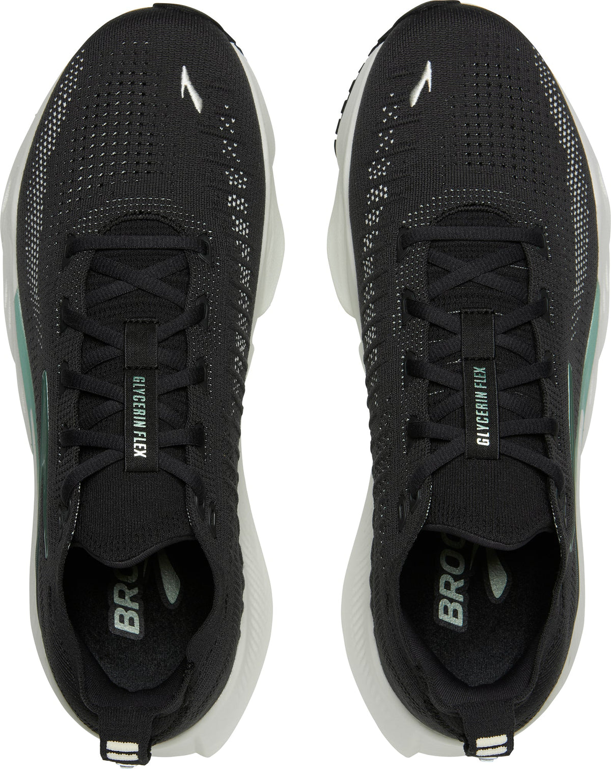 Men's Glycerin Flex Road Running Shoes - Black
