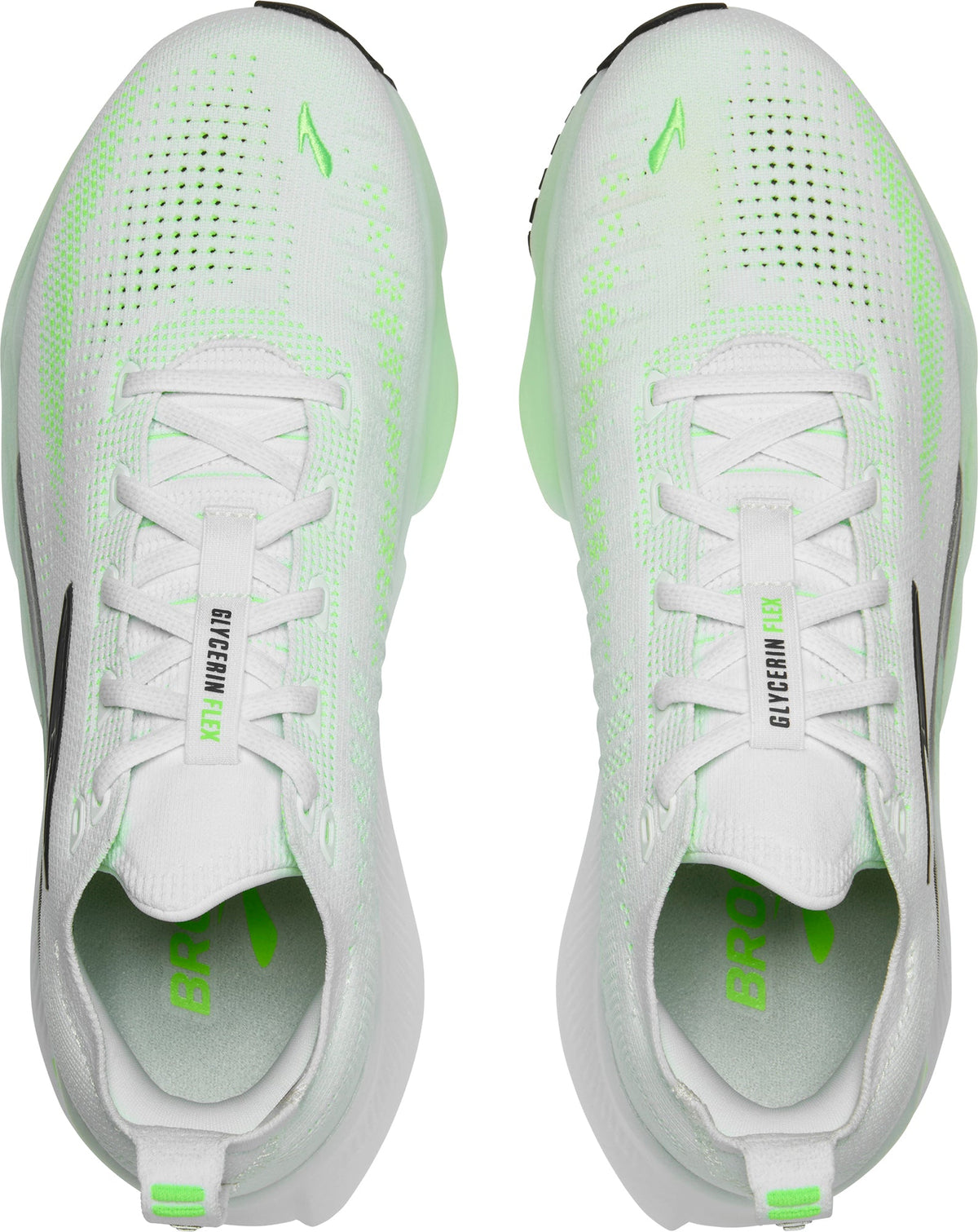 Men's Glycerin Flex Road Running Shoes - White