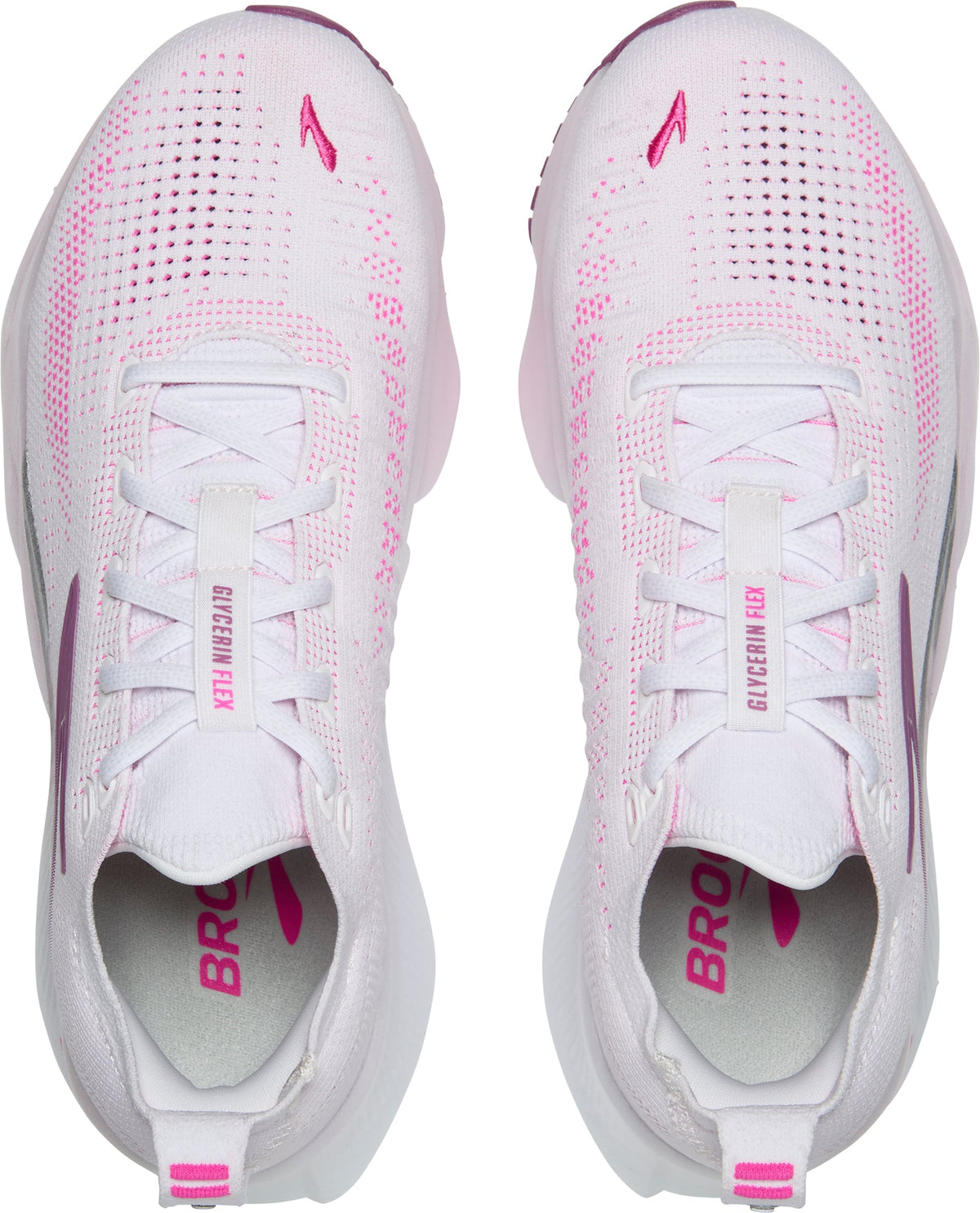 Women's Glycerin Flex Road Running Shoes - White