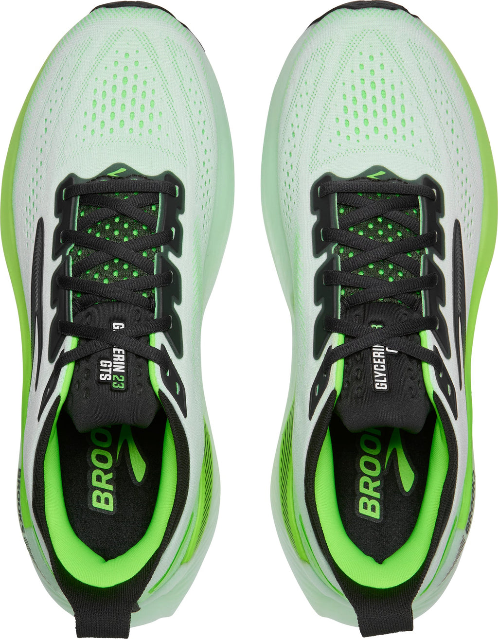 Men's Glycerin GTS 23 Road Running Shoes - Green