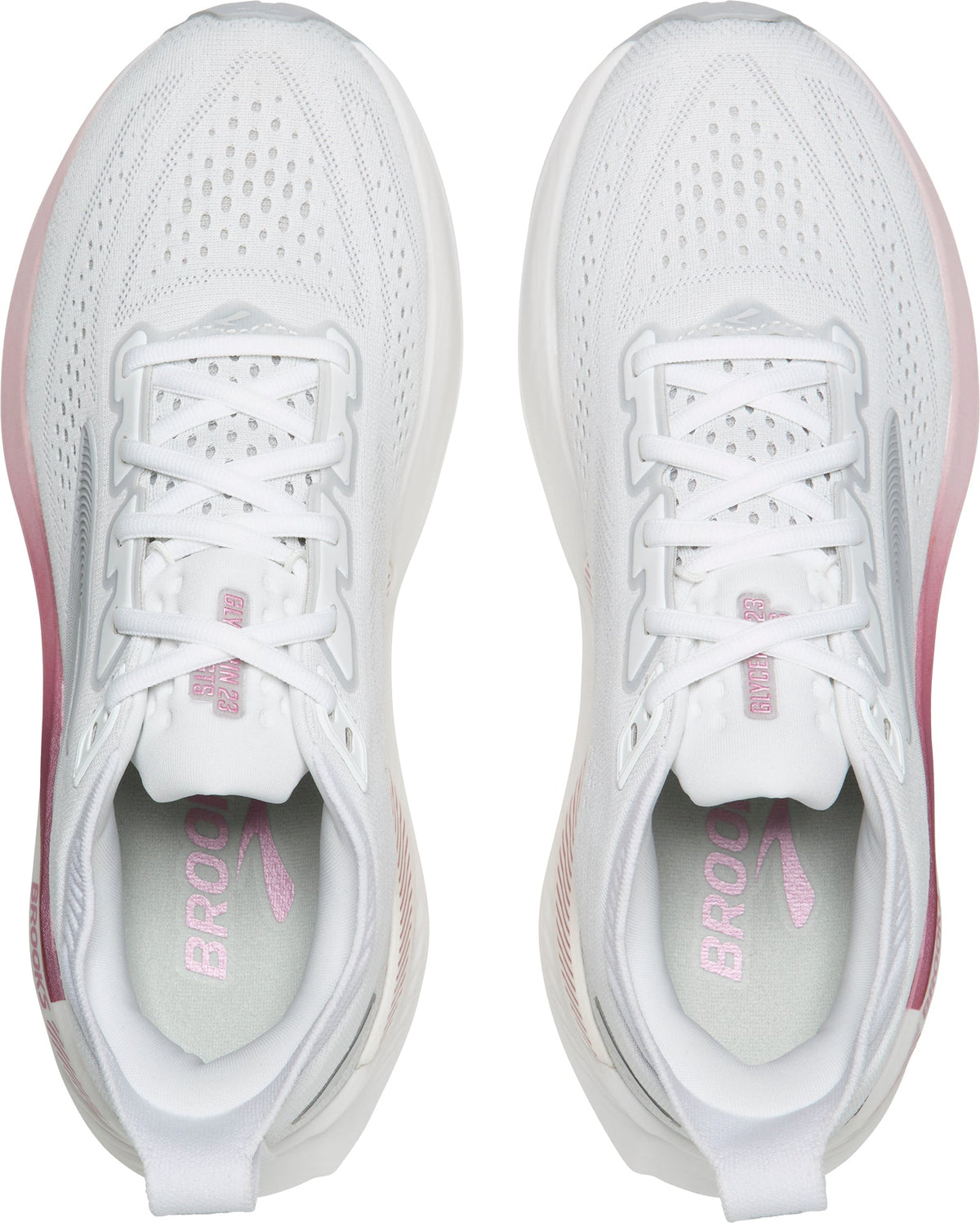 Women's Glycerin GTS 23 Road Running Shoes - White