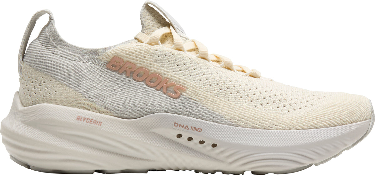 Women's Glycerin StealthFit 22 Road Running Shoes - Cream