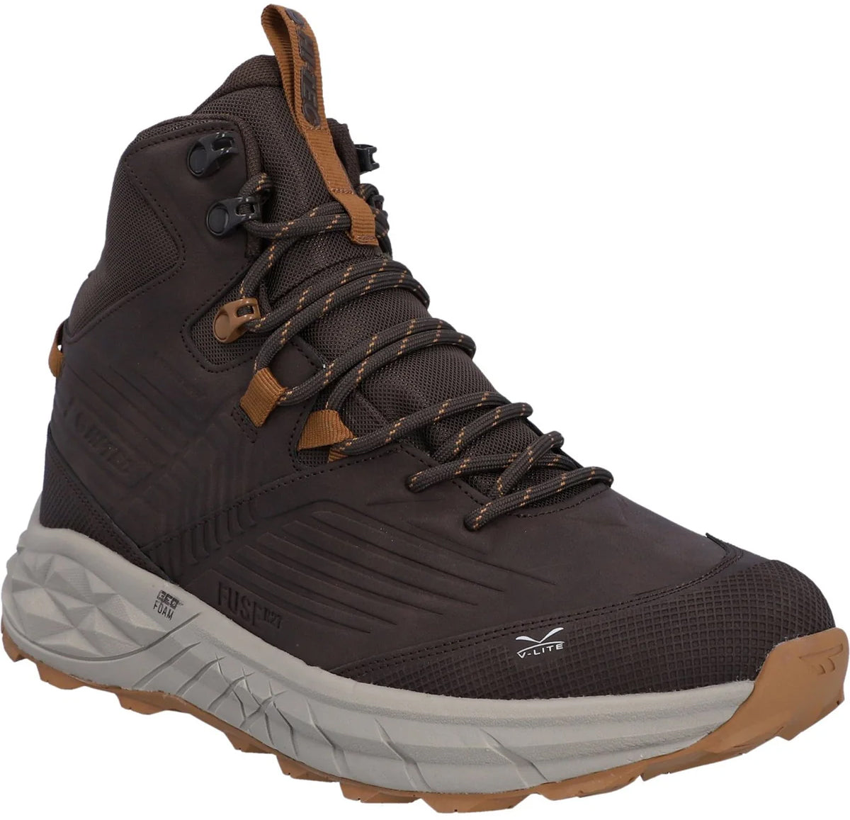 Men's Fuse Trek Mid Waterproof Walking Boots - Brown