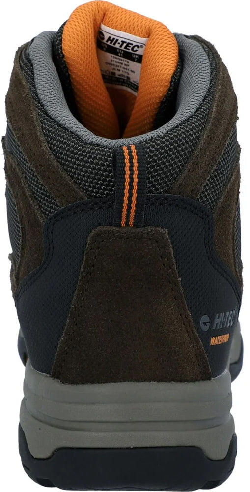 Men's Storm Waterproof Walking Boots - Brown