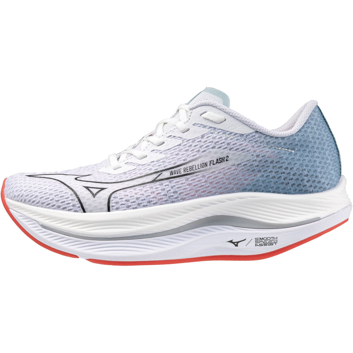 Women's Wave Rebellion Flash 2 Road Running Shoes - White