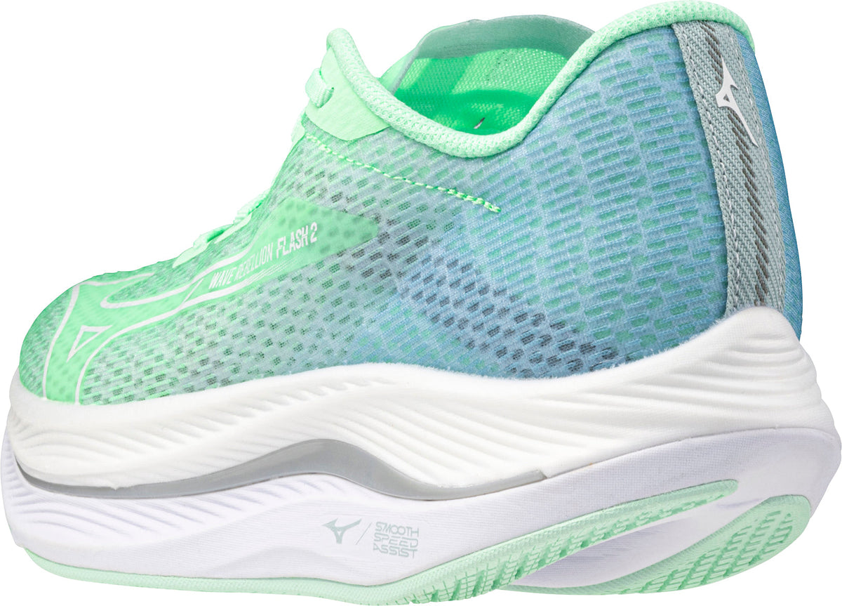 Women's Wave Rebellion Flash 2 Road Running Shoes - Green