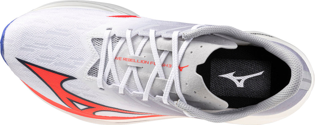 Men's Wave Rebellion Flash 3 Road Running Shoes - White