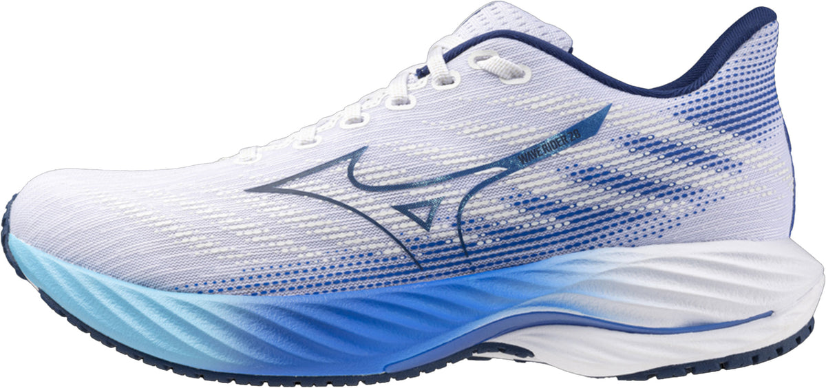 Men's Wave Rider 28 Road Running Shoes - White