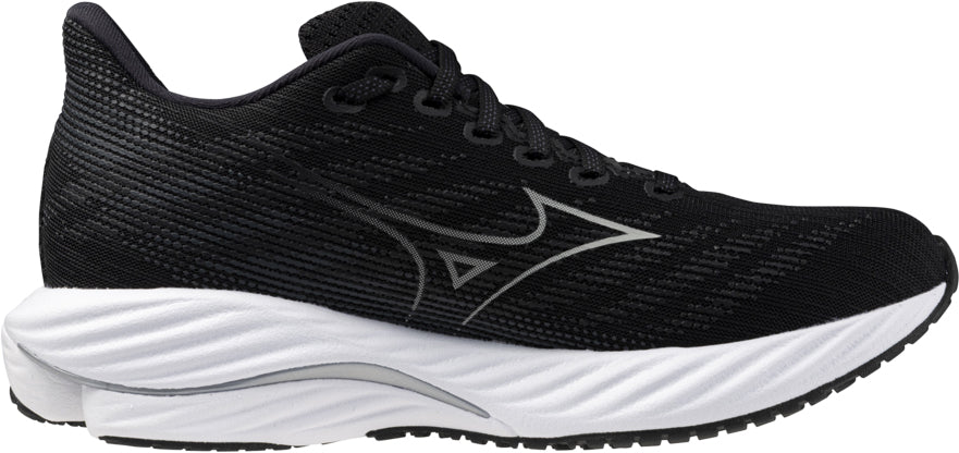 Women's Wave Rider 28 Wide Fit (D) Road Running Shoes - Black