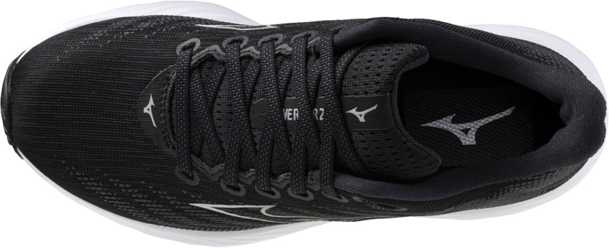 Women's Wave Rider 28 Wide Fit (D) Road Running Shoes - Black