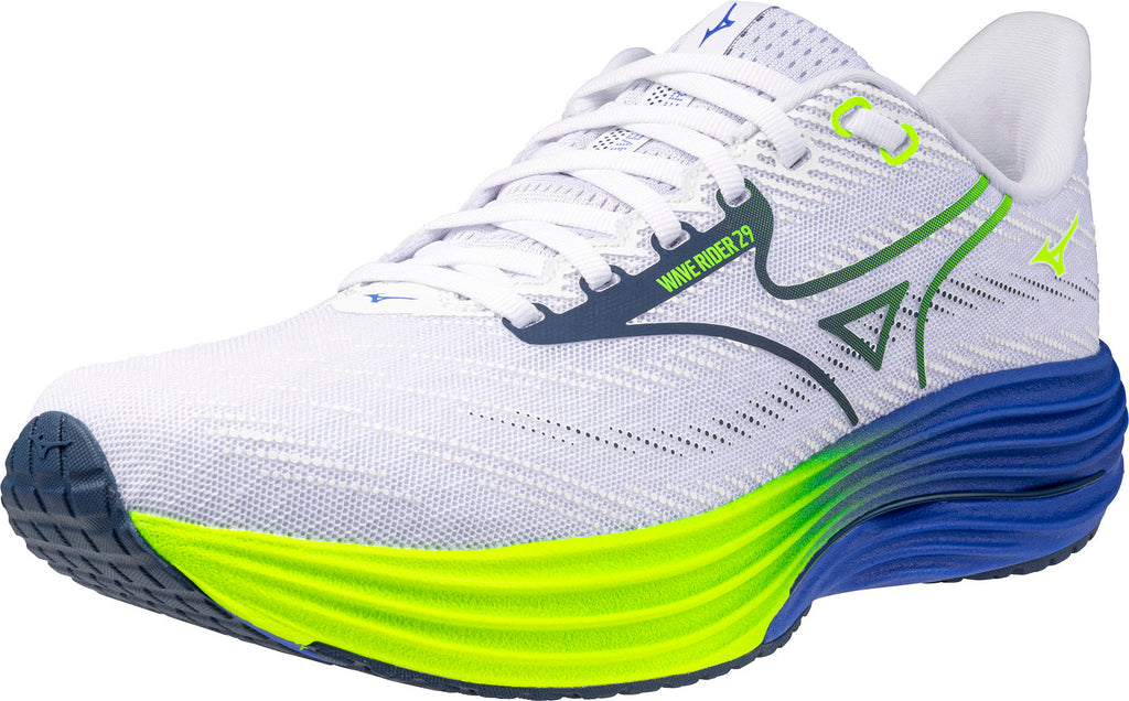 Men's Wave Rider 29 Road Running Shoes - White